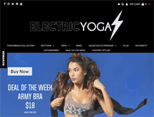 Tablet Screenshot of electricyoga.com